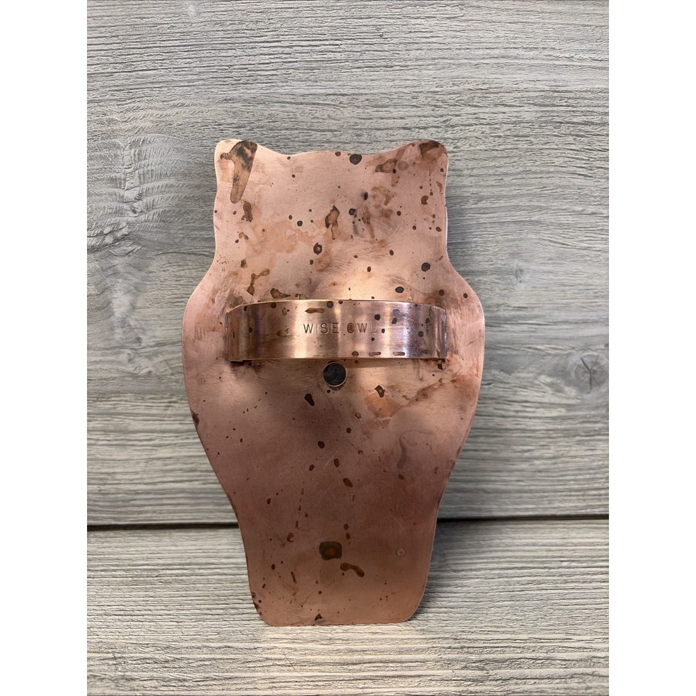 Martha Stewart By Mail Copper Cookie Cutter Wise Owl Large (c5)